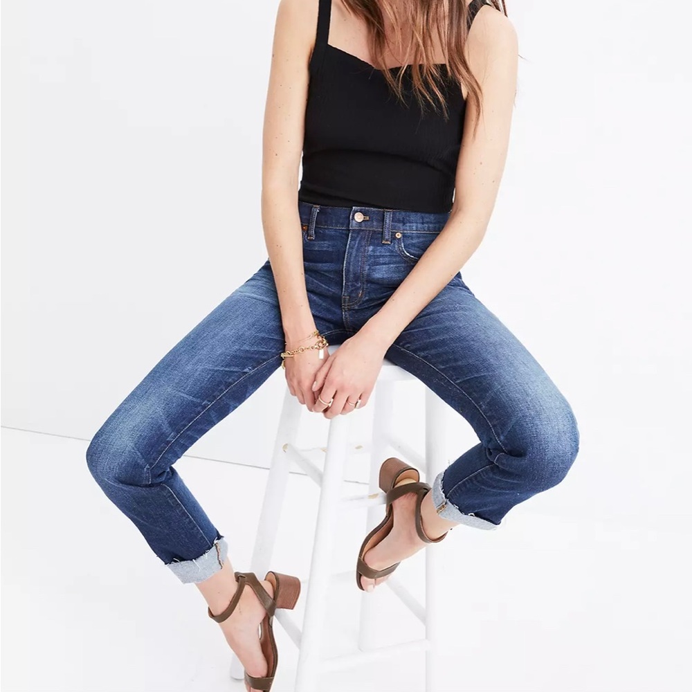 Madewell The Slim Boyjean Raw Hem Edition Size 28